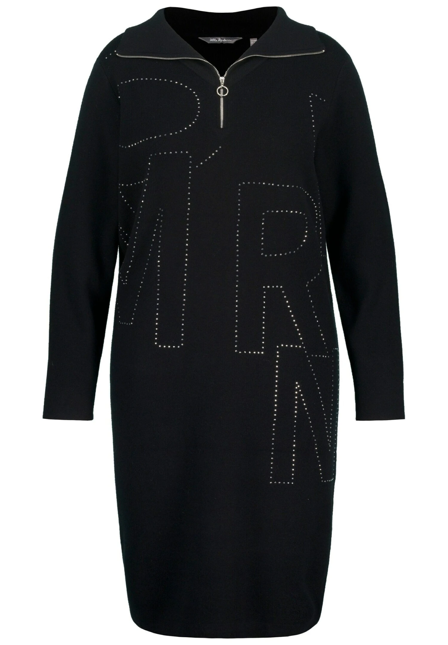 Ulla Popken Sukienka Dzianinowa - Black 7 Ulla Popken Sukienka Dzianinowa - Black - obrazek 5