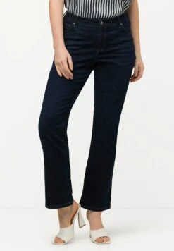 Ulla Popken Jeansy Bootcut - Dark Denim