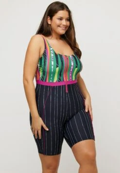 Ulla Popken ZIP, SANS BONNETS SOUPLES, JAMBES COURTES - Kostium Kąpielowy - Noir 11 Ulla Popken ZIP, SANS BONNETS SOUPLES, JAMBES COURTES - Kostium Kąpielowy - Noir -Lindex 7604a42d55b74d5eb5b6e57b8c4fb77f