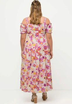 Ulla Popken Długa Sukienka - Rose Vif Clair -Lindex 76506452ebd94b4ba0c2a48239c6d3eb