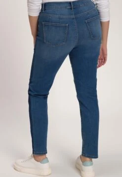 Ulla Popken Jeansy Slim Fit - Blue Denim -Lindex 76aaf183caf648429804313f10cd95ce