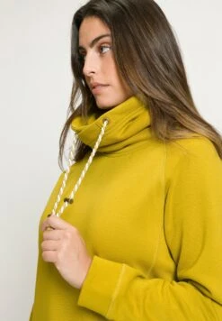 Ulla Popken Bluza - Dark Mustard Yellow -Lindex 76fd99ee928b4429b4f99342b99f0f0f