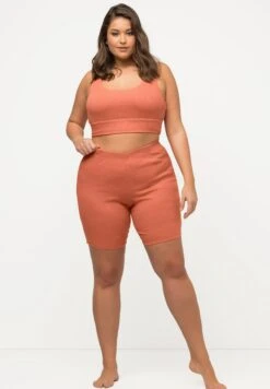 Ulla Popken Szorty - Koralle -Lindex 79003a0af86d4e148054419a230ecced