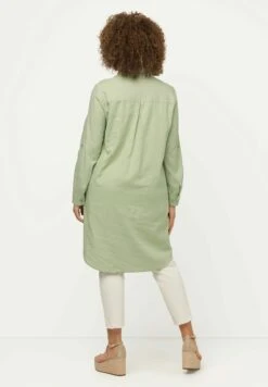 Ulla Popken LANGARM - Koszula - Agavengrün -Lindex 79609ae27af445e3a8af33cfe75f7b0d