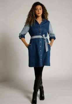 Ulla Popken Sukienka Jeansowa - Watervalblauw