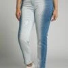 Ulla Popken Jeansy Relaxed Fit - Blue Denim