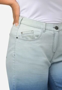 Ulla Popken Szorty Jeansowe - Light Blue -Lindex 7a6d4ef14b4048e28f3fd600fe672cc2