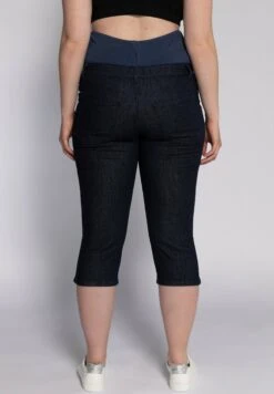 Ulla Popken Jeansy Skinny Fit - Dark Blue Denim -Lindex 7bdf04c281ab4fbeb4f2f413f855bb83