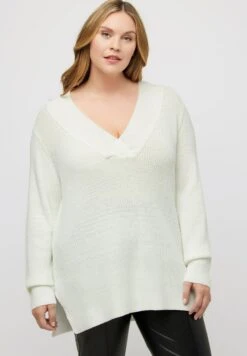 Ulla Popken Sweter - Offwhite