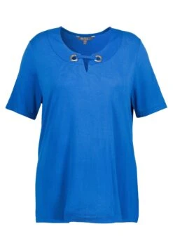 Ulla Popken SIERBANDJE CLASSIC RONDE HALS KORTE MOUWEN - T-shirt Z Nadrukiem - Lapisblauw -Lindex 7eb535d7d51149acbd3b8f57bd810a90