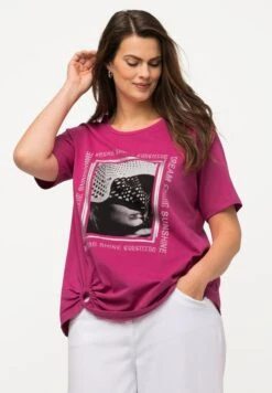 Ulla Popken T-shirt Z Nadrukiem - Rose Vif -Lindex 7ef5cc1b18ec45508befaa5b9078fd9c