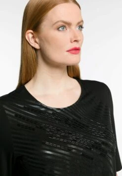 Ulla Popken T-shirt Z Nadrukiem - Schwarz -Lindex 8110c3800e124ec29f1a669f4d19a42f