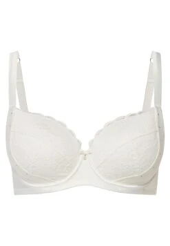 Ulla Popken Biustonosz Z Fiszbiną - Blanc Neige -Lindex 81850cbdece94762acd1b751a9cdd8f9
