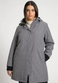 Ulla Popken Parka - Gris Chiné