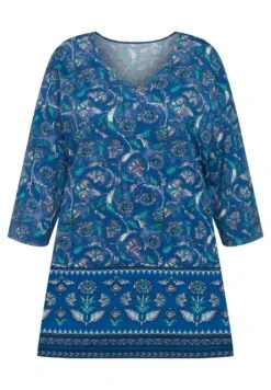 Ulla Popken Bluzka Z Długim Rękawem - Seeblau -Lindex 81d0ba6e453a45f0a35c499f5f3eea3e