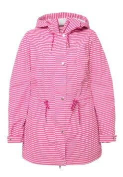 Ulla Popken Kurtka Przeciwdeszczowa - Fuchsia Roze -Lindex 821c5932e16a460c8a12780924672d64