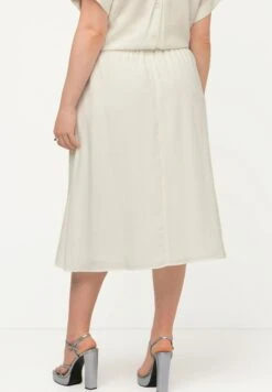 Ulla Popken Spódnica Trapezowa - Blanc Neige -Lindex 833f3719bc9e48f2bad329f2b2089e0d