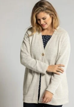 Ulla Popken Kardigan - Mildes Taupe