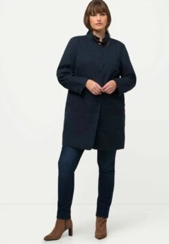 Ulla Popken Krótki Płaszcz - Marine