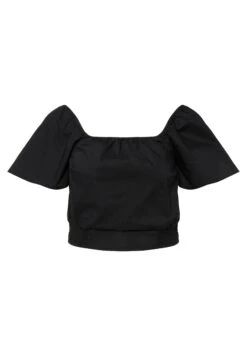 Ulla Popken PAPER TOUCH KURZ CARMEN AUSSCHNITT HALBARM - Bluzka - Schwarz 11 Ulla Popken PAPER TOUCH KURZ CARMEN AUSSCHNITT HALBARM - Bluzka - Schwarz -Lindex 839e72e899094214ba14b544dba78b88