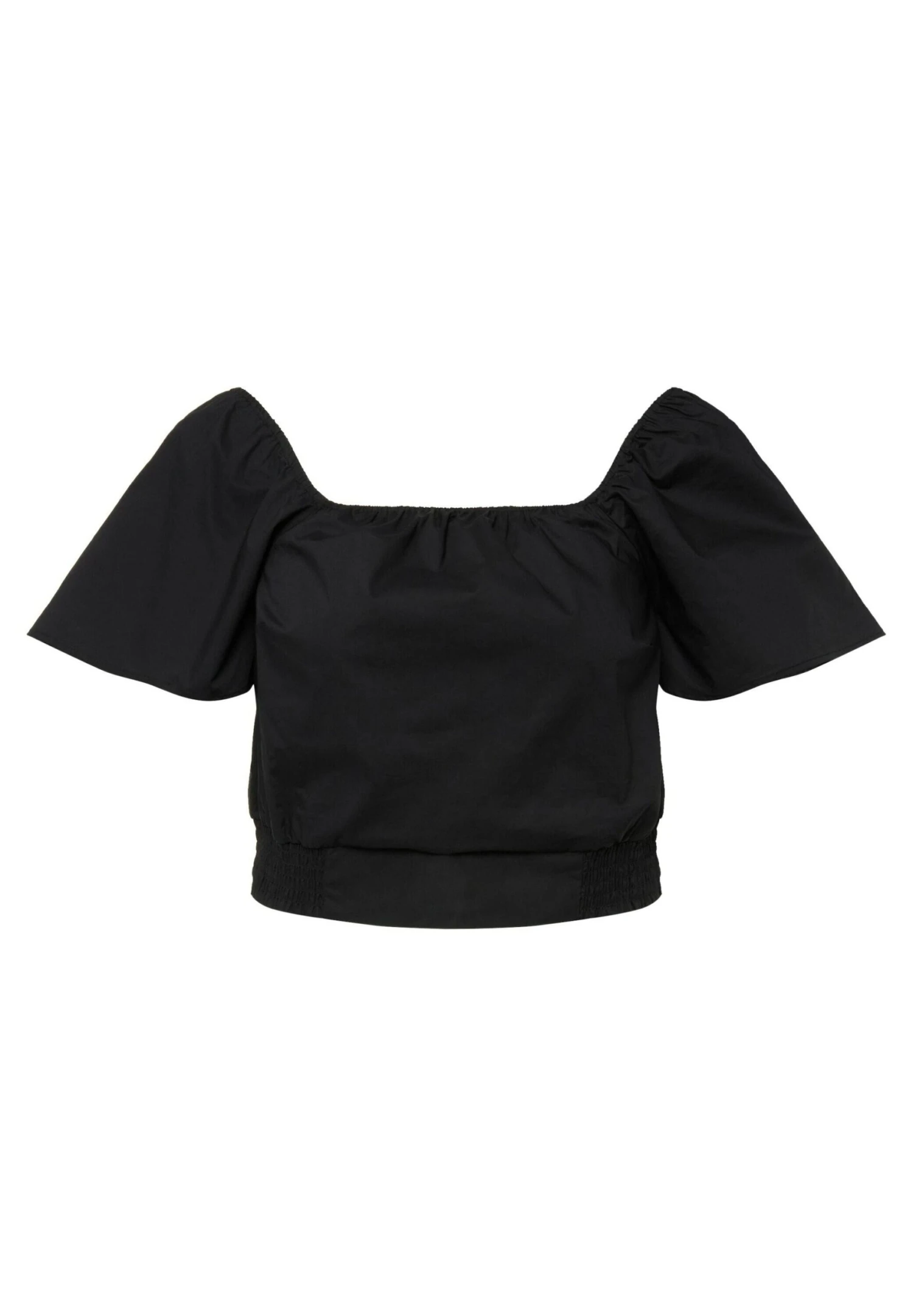 Ulla Popken PAPER TOUCH KURZ CARMEN AUSSCHNITT HALBARM - Bluzka - Schwarz 7 Ulla Popken PAPER TOUCH KURZ CARMEN AUSSCHNITT HALBARM - Bluzka - Schwarz - obrazek 5