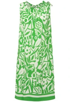 Ulla Popken ABSTRACT PRINT - Sukienka Letnia - Apple Green -Lindex 85ef643effd74fff84ae939e51d2b458