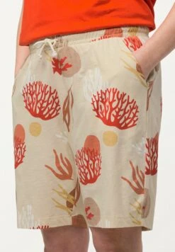 Ulla Popken BERMUDA FLAMM BIO - Szorty - Popcorn -Lindex 862ee37c91194a13905d56e620b5614a