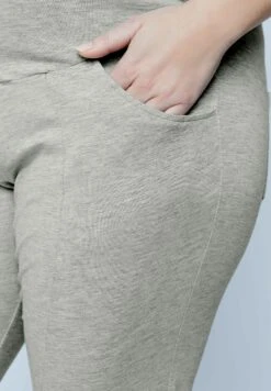 Ulla Popken Spodnie Materiałowe - Grau Melange -Lindex 864c776582ec4125a6108dde4b545b48