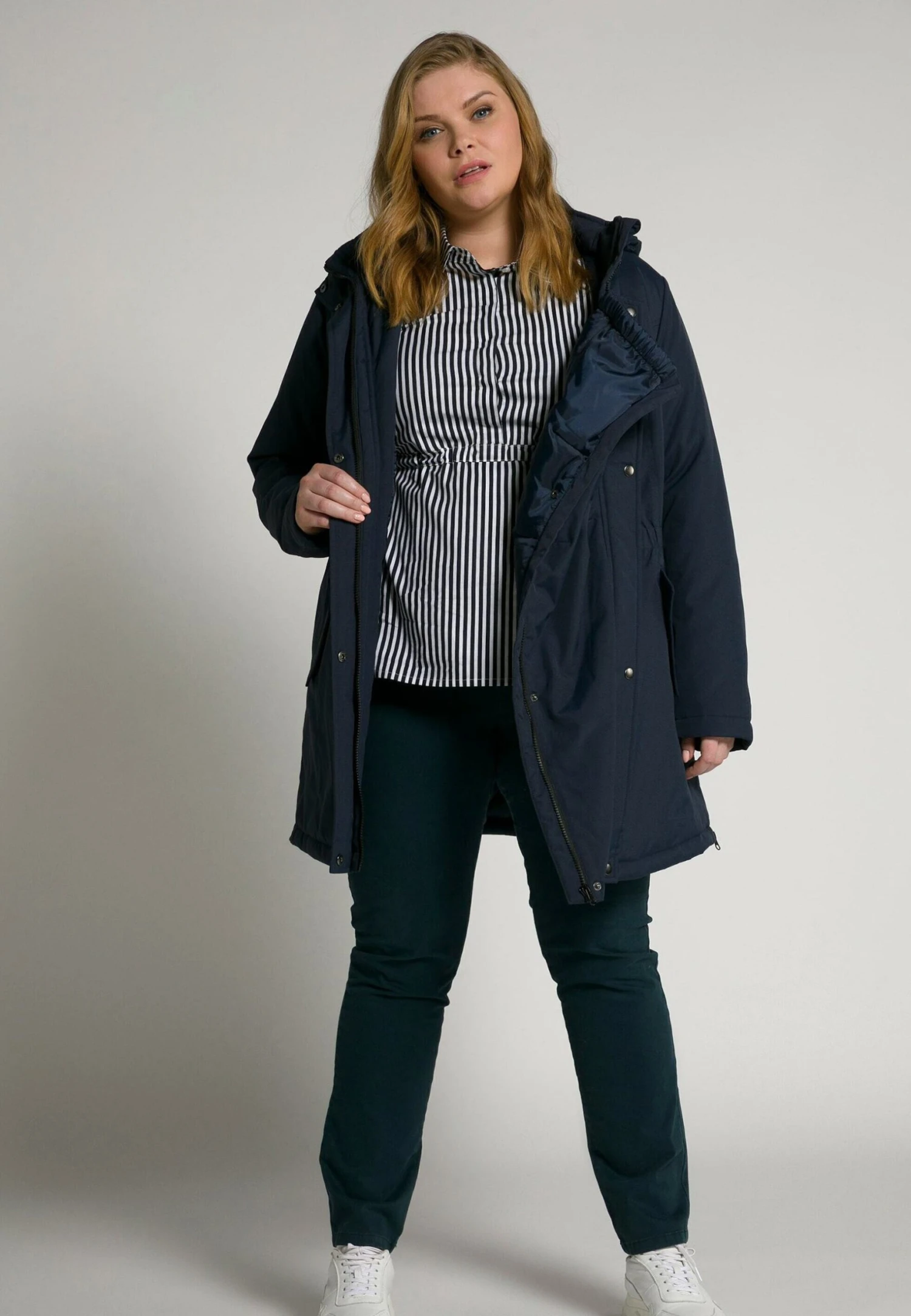 Ulla Popken Kurtka Outdoor - Marine 3 Ulla Popken Kurtka Outdoor - Marine