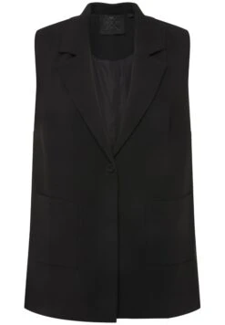 Ulla Popken Kamizelka - Zwart -Lindex 876ebb3446ab494c8f730a4055d0b3bd