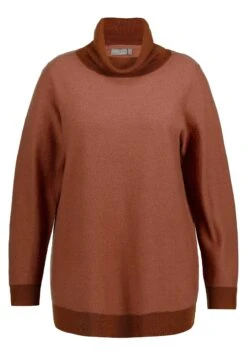 Ulla Popken LANGARM - Bluza - Ziegelbraun -Lindex 8779b2b377bf43b1b1986b34b58a4d13