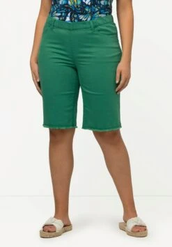 Ulla Popken Szorty - Smaragdgroen