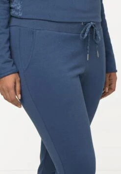 Ulla Popken LOUNGEWEAR- EXTRAWEICH BUND - Spodnie Od Piżamy - Helles Segelblau -Lindex 88bdb4b950b84cc5b50bbacd23d0e2f5