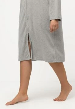 Ulla Popken Szlafrok - Gris Clair Chiné -Lindex 898f60d2634843c8a2d2392f6e94c60c