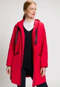 Ulla Popken IRIDESCENT HOODED - Parka - Lychee