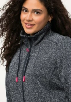 Ulla Popken Kardigan - Navy Blue -Lindex 8a7c1290358046ccbebdfceb01024b20