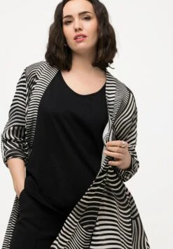 Ulla Popken Kurtka Wiosenna - Black -Lindex 8d6ff0bb15c441078c6d4b8022da3343