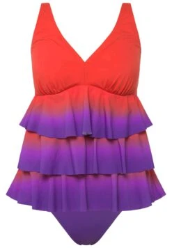 Ulla Popken FARBVERLAUF VOLANTS SOFTCUPS V-AUSSCHNITT SET - Bikini - Purple 11 Ulla Popken FARBVERLAUF VOLANTS SOFTCUPS V-AUSSCHNITT SET - Bikini - Purple -Lindex 8fc39923ba5846bbaa1271db2feeac2c