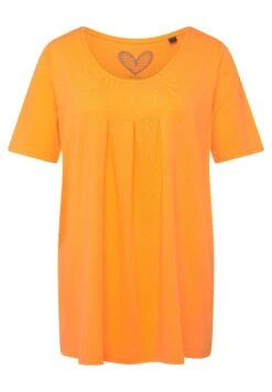 Ulla Popken T-shirt Basic - Cantaloupe Orange -Lindex 8fd1b021e191414b8d55d878f31a608f