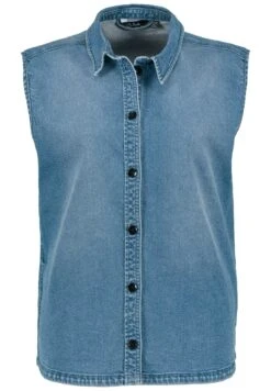 Ulla Popken Kamizelka - Blue Denim -Lindex 9159d1d92cbd445a9c15f5efccb4fd5e