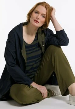 Ulla Popken Krótki Płaszcz - Tiefdunkelblau -Lindex 91a25350047a45a4bd659ebba883b185