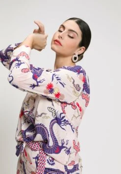 Ulla Popken MANCHES LONGUES - Bluzka - Saumon Clair -Lindex 9251f16a74ac42c0a001e4de64ed871c