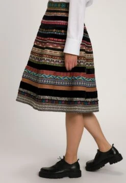 Ulla Popken Spódnica Trapezowa - Multicolore -Lindex 926b883d815f45d19244ce569b08dc3b