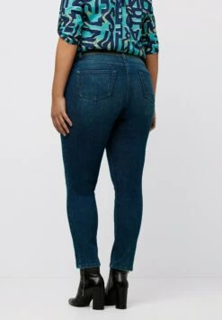 Ulla Popken SARAH - Jeansy Slim Fit - Blue Denim 9 Ulla Popken SARAH - Jeansy Slim Fit - Blue Denim -Lindex 92e439edd7b74b279a20e9376b4f30c4