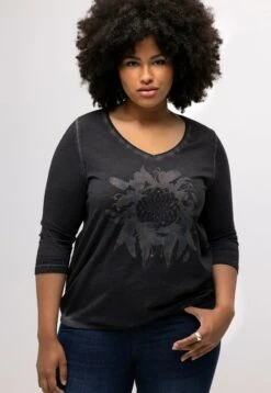 Ulla Popken Bluzka Z Długim Rękawem - Antraciet -Lindex 933aaaadf8264443a7164a2a3e74462d