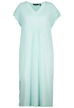 Ulla Popken Koszula Nocna - Aquamarijn -Lindex 93d78c2f8268436e907598ba8d35bebc