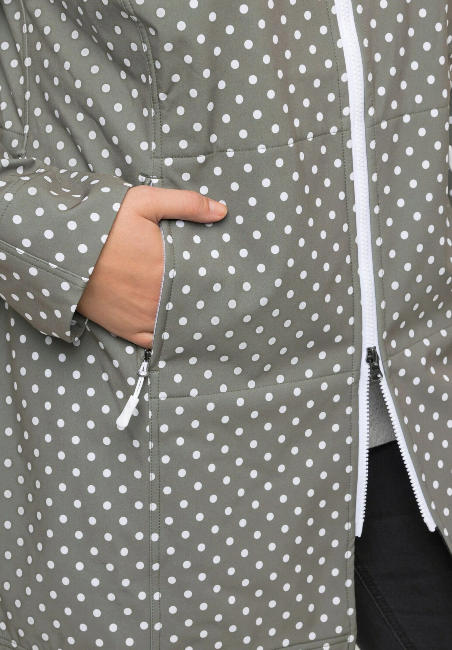 Ulla Popken Kurtka Przeciwdeszczowa - Lodengroen 7 Ulla Popken Kurtka Przeciwdeszczowa - Lodengroen - obrazek 5