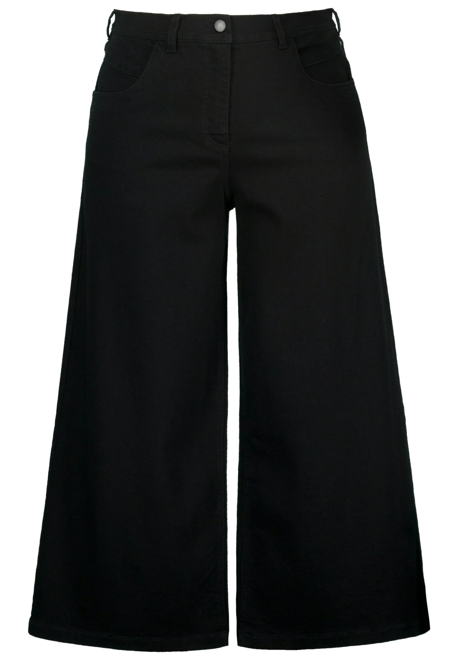 Ulla Popken MARLENE FIT - Jeansy Dzwony - Black 7 Ulla Popken MARLENE FIT - Jeansy Dzwony - Black - obrazek 5