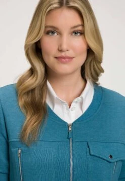 Ulla Popken Bluza Rozpinana - Bleu Nuit -Lindex 95221acac82642dfbf3e21b81b1643f9