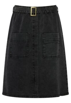 Ulla Popken Spódnica Jeansowa - Noir -Lindex 952a415c9b63441a9ac8dcb32a0523d6